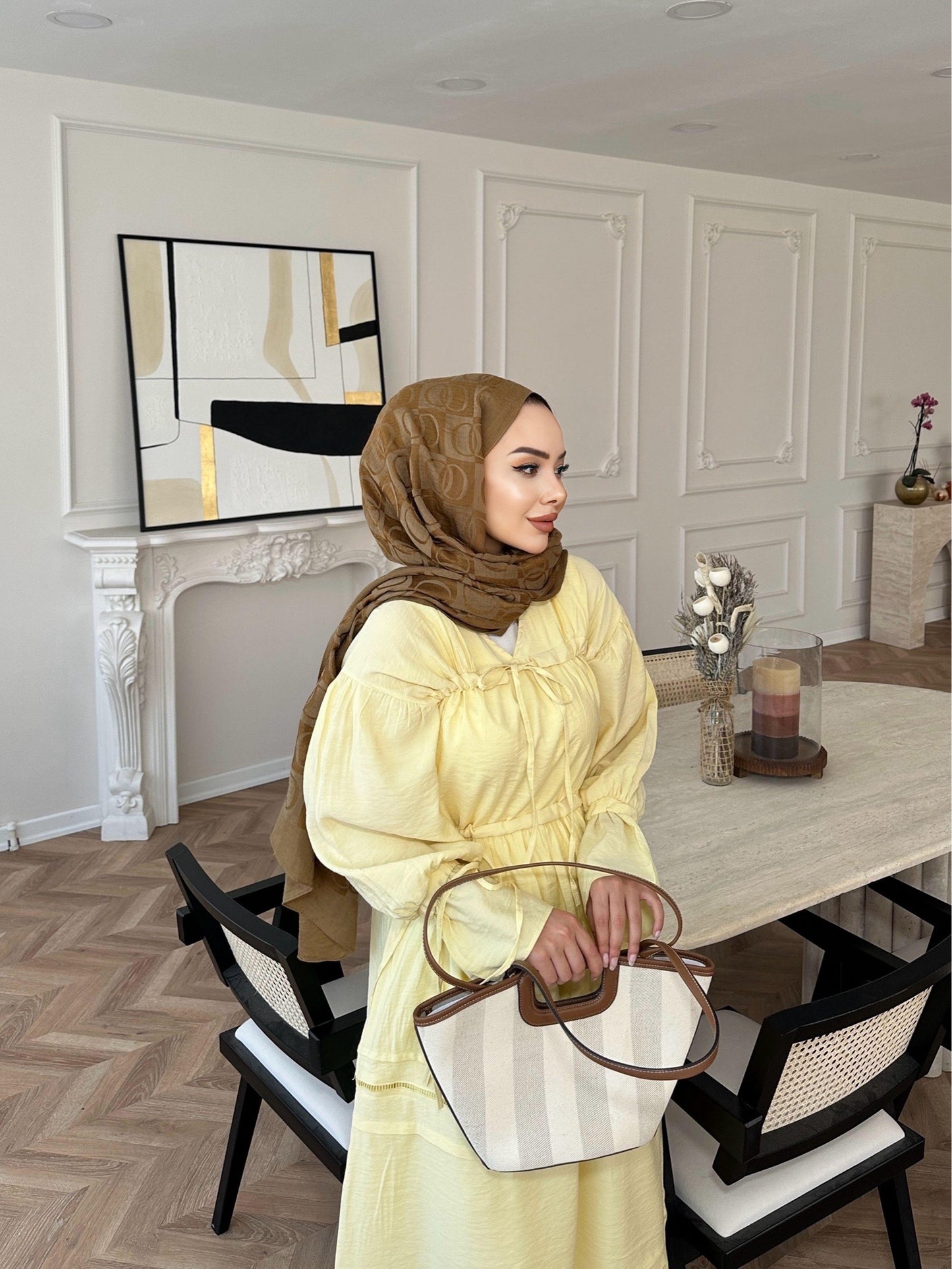 Modal Yellow Dress