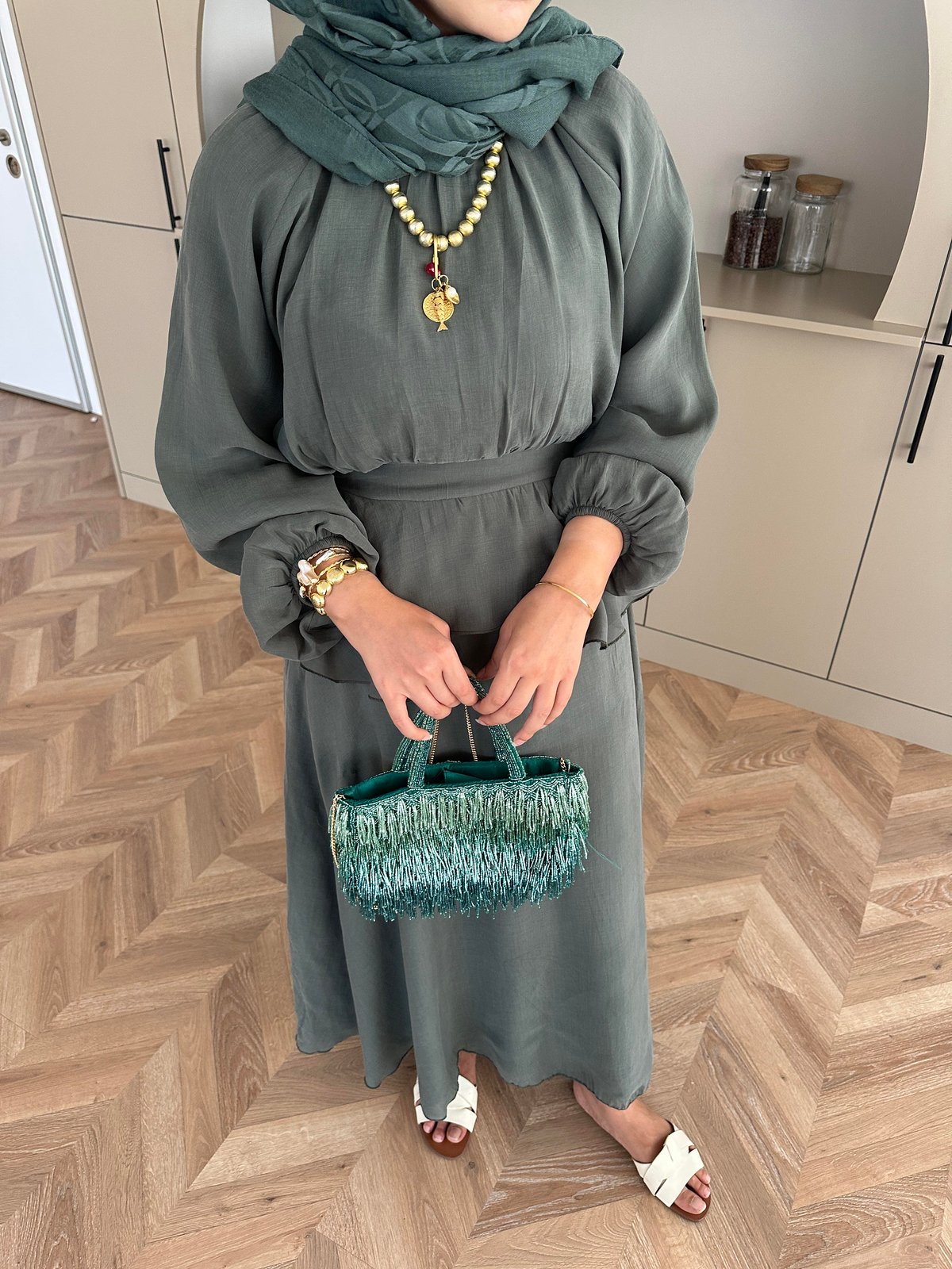 Lola Tencel Dress Khaki