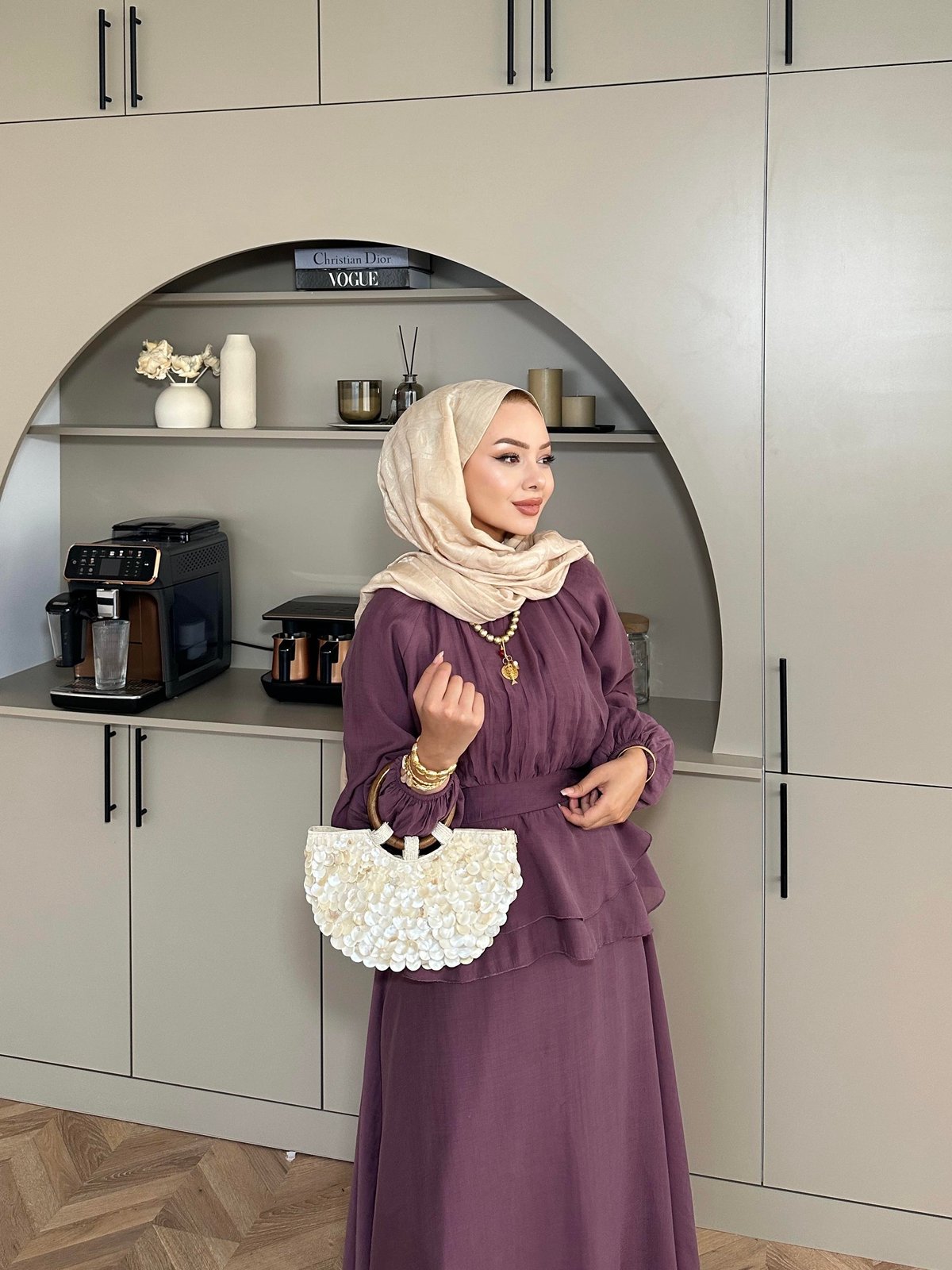 Lola Tencel Dress Maroon