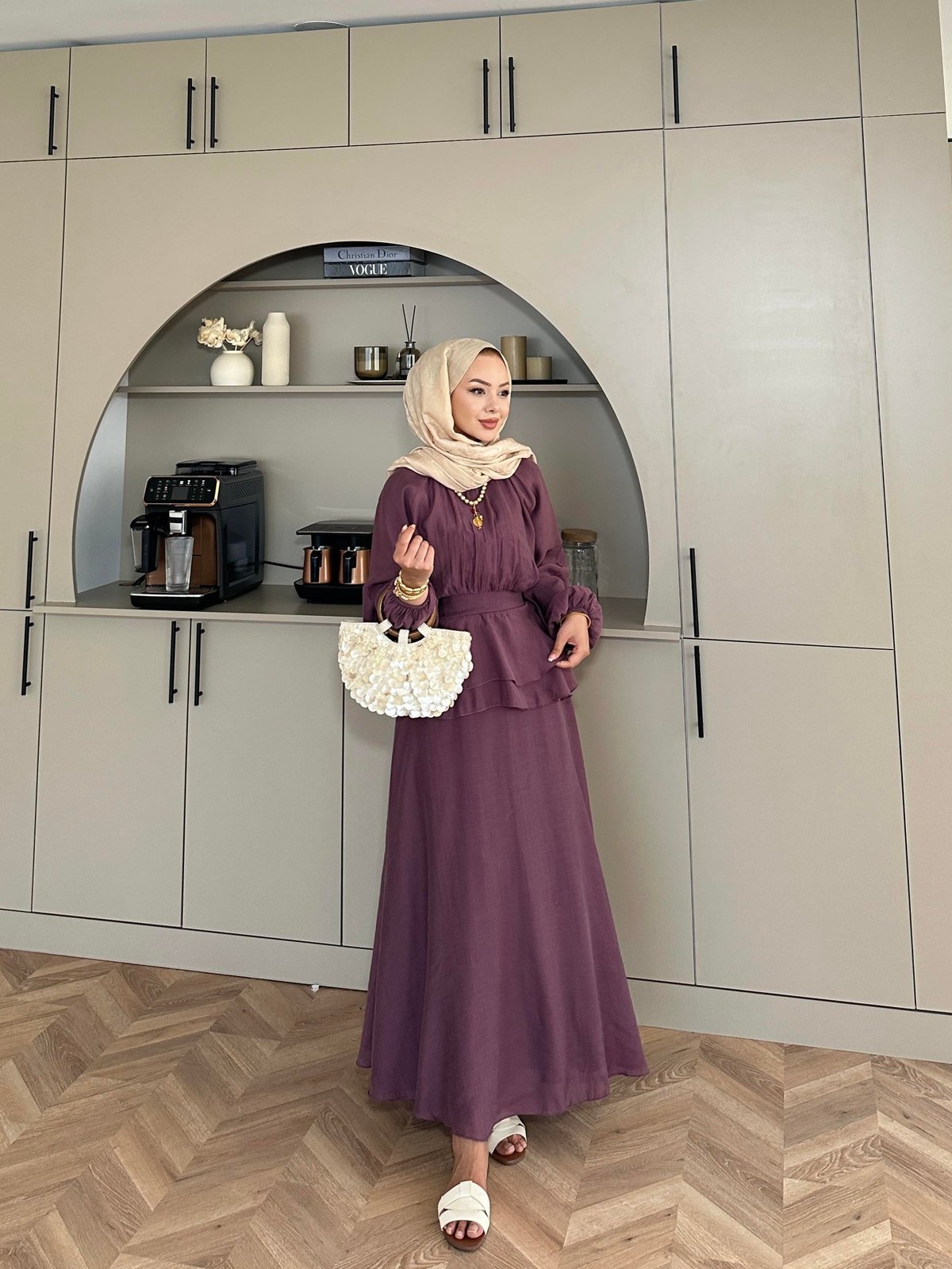Lola Tencel Dress Maroon