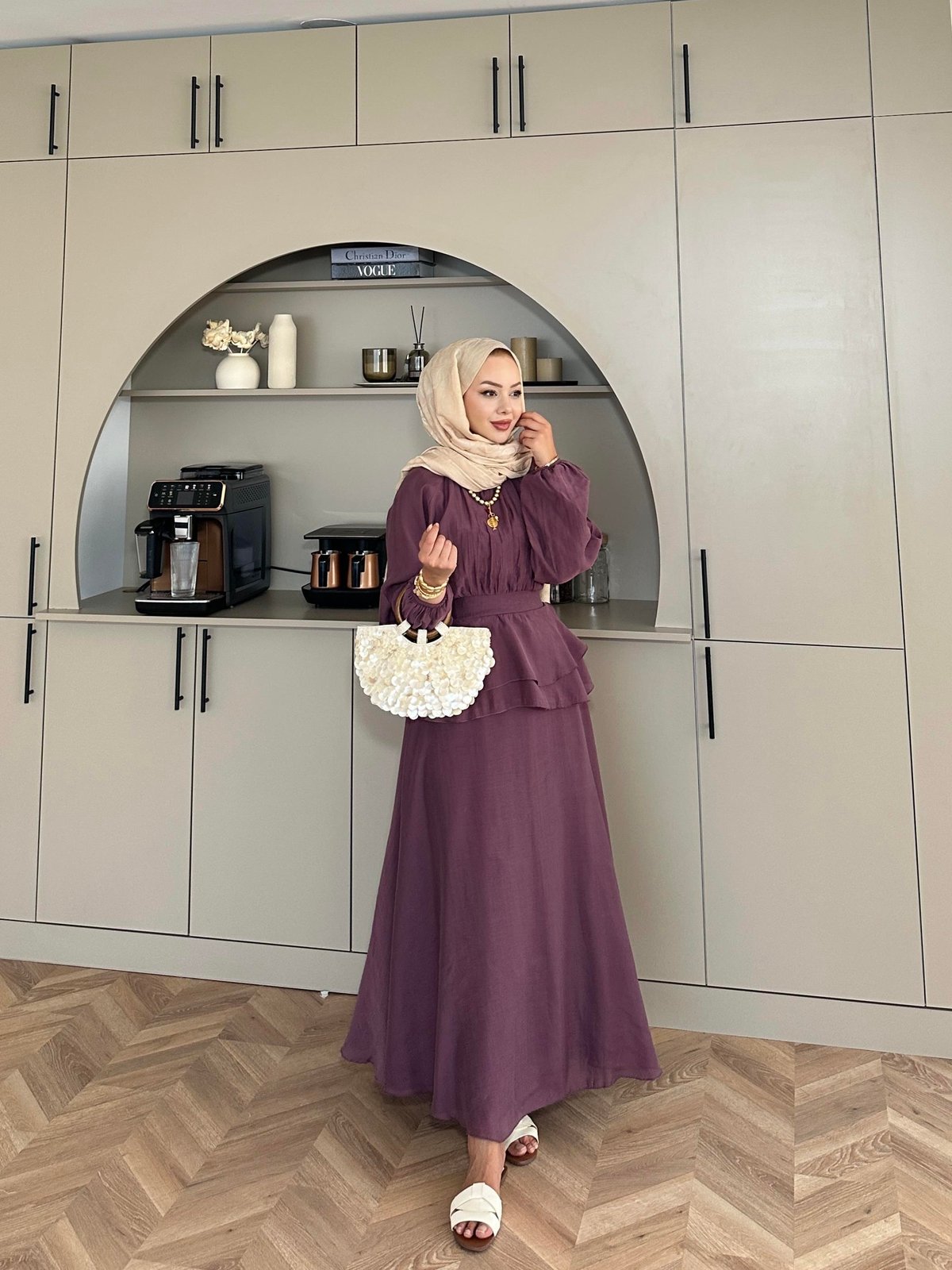 Lola Tencel Dress Maroon