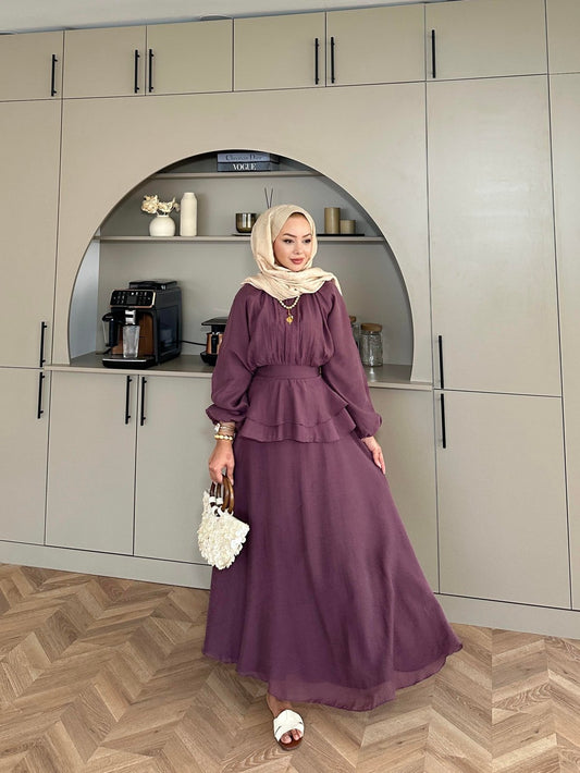 Lola Tencel Dress Maroon