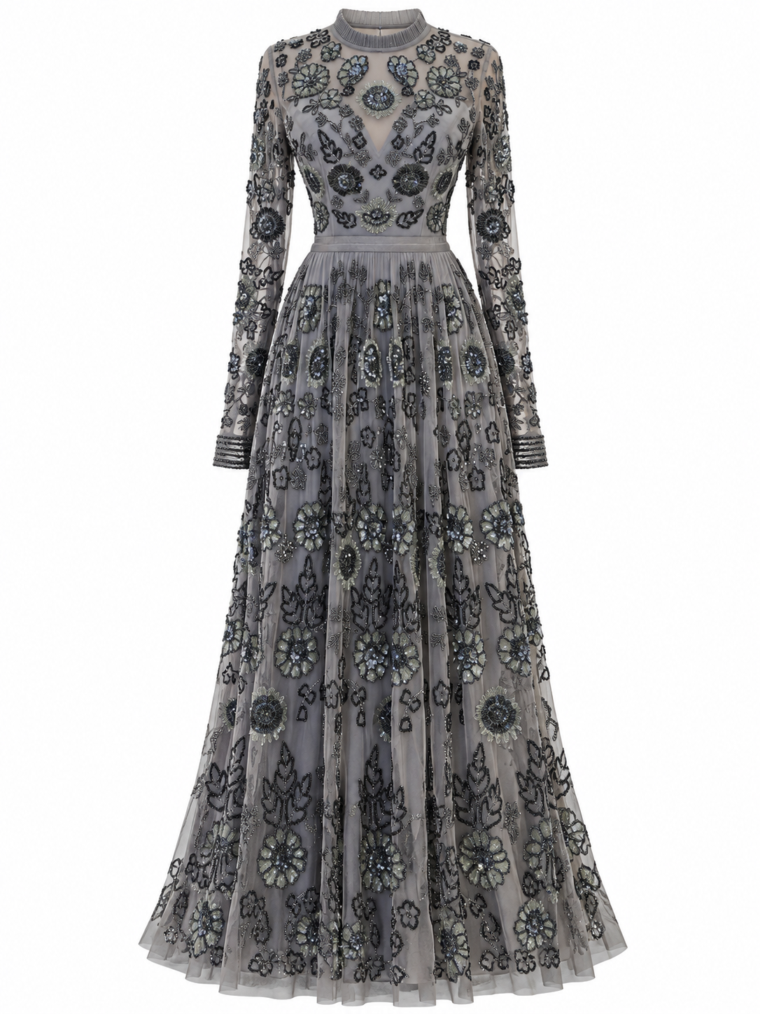 Couture Elowen Evening Dress - Anthracite