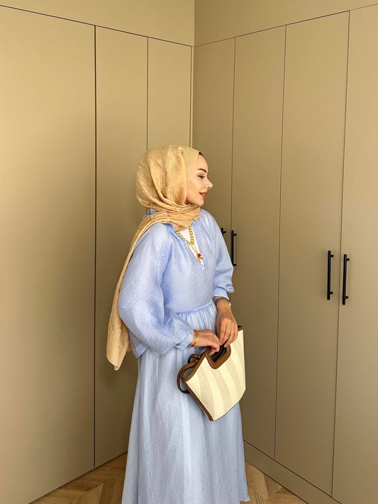 Tulle Blue Skirt Set