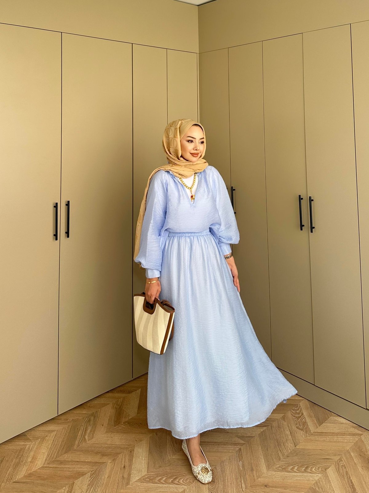 Tulle Blue Skirt Set