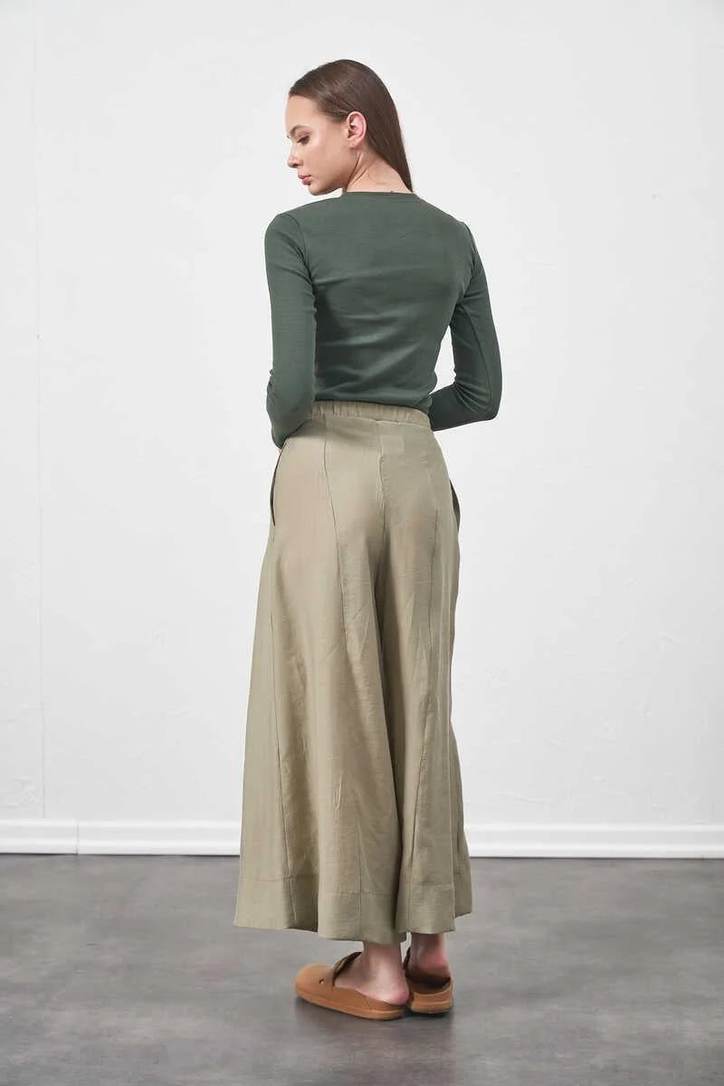 %100 Cotton Sage Trousers