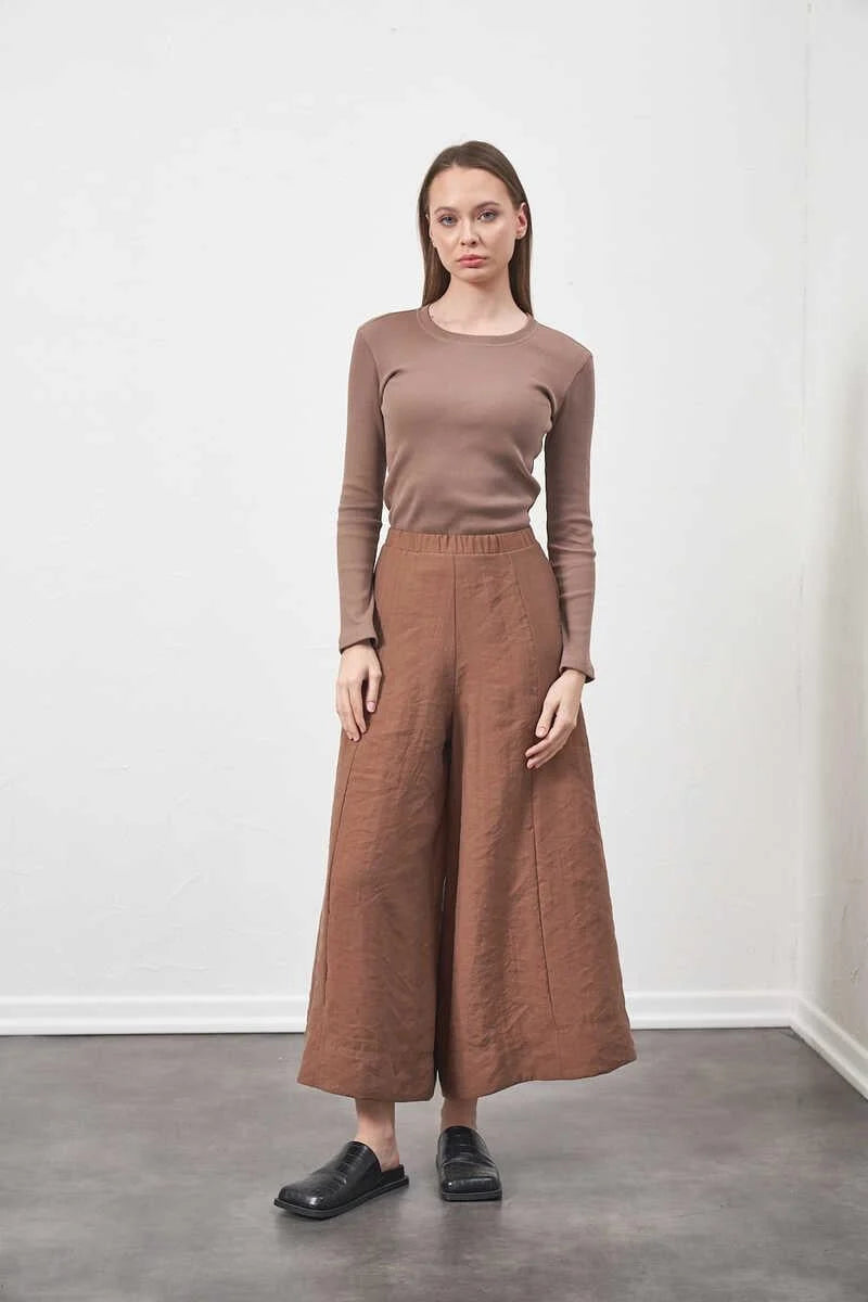 %100 Cotton Terracota Trousers