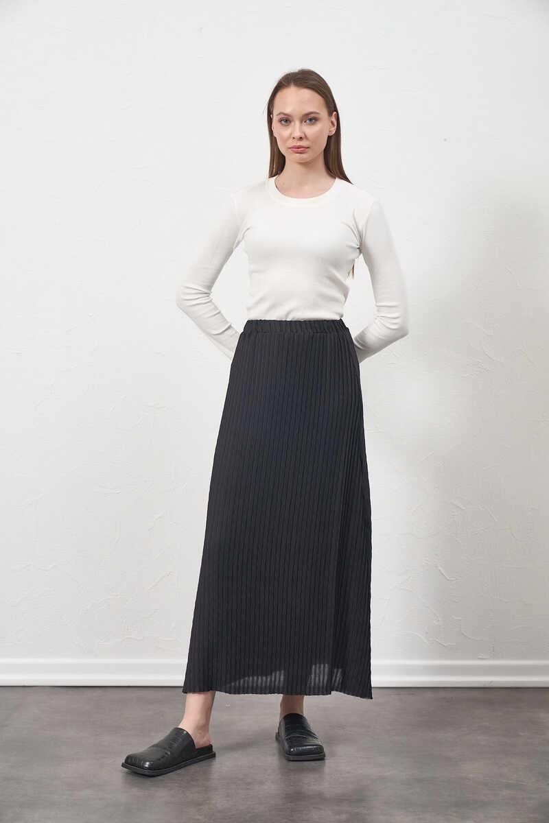 Pleated Skirt Black