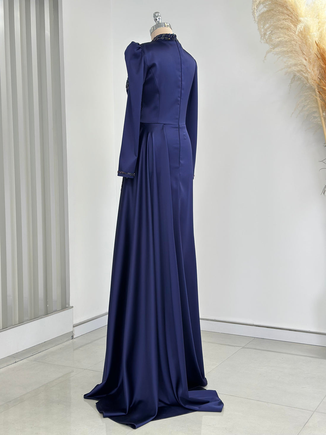 Regina Evening Gown - Navy - view 4