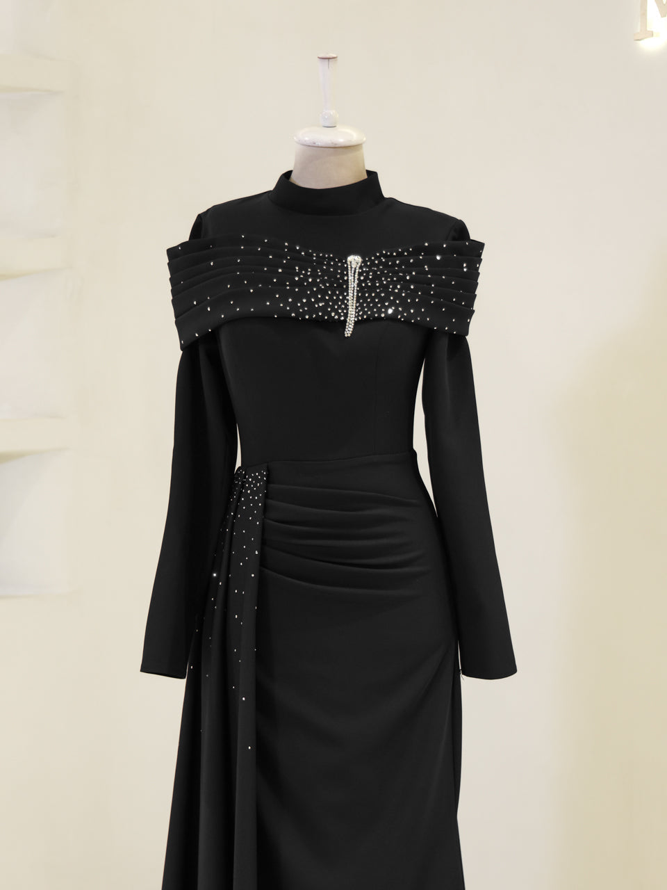 Carmielle Evening Dress - Black - view 2