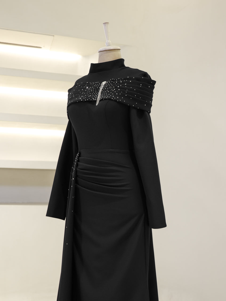 Carmielle Evening Dress - Black - view 3