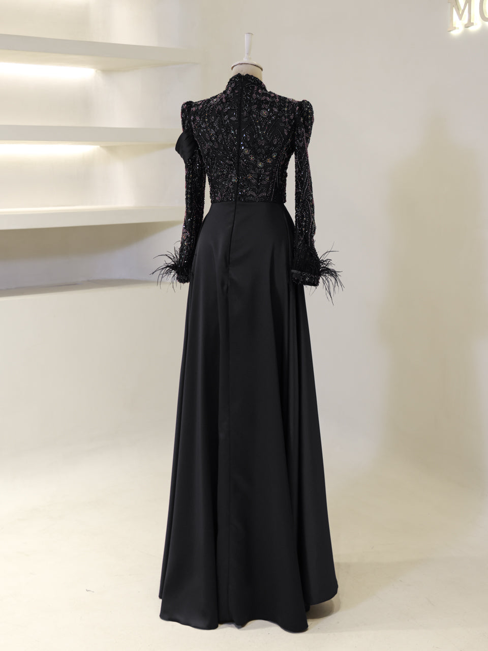 Benan Evening Dress - Black - view 5
