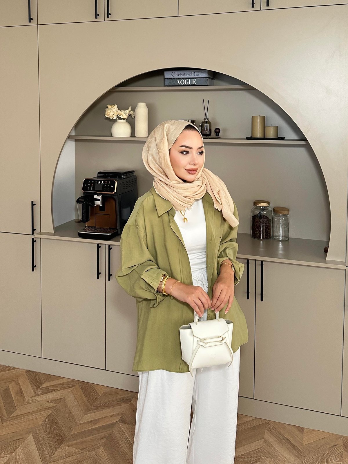 Soof Khaki Buttoned Shirt