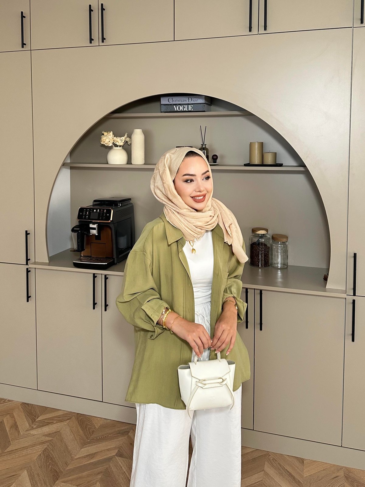 Soof Khaki Buttoned Shirt