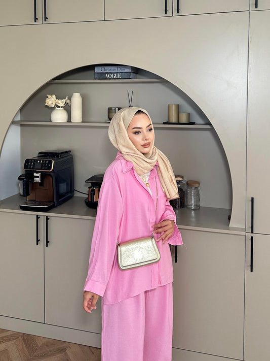 Soof Pink Buttoned Shirt