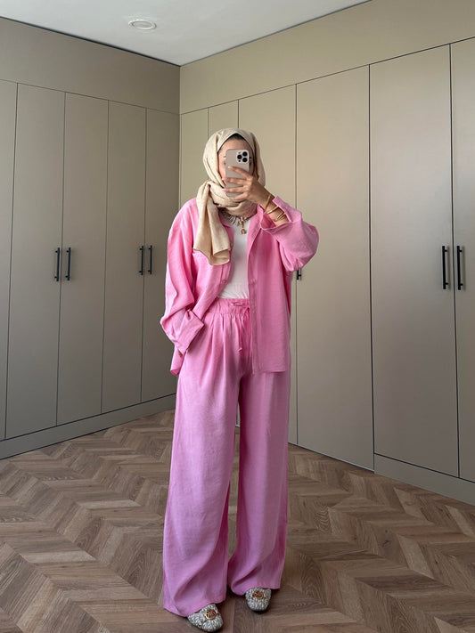 Tencel Pants Pink