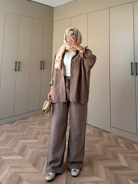 Tencel Pants Mink