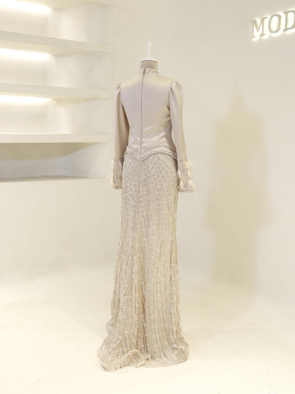 Josephine Evening Dress - Cream - view 5