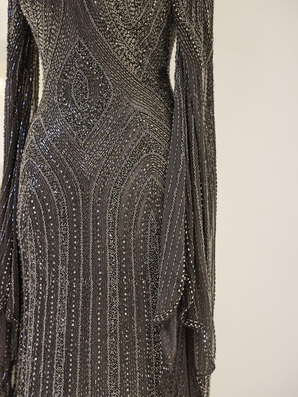 Berru Couture Evening Dress - Anthracite - view 4