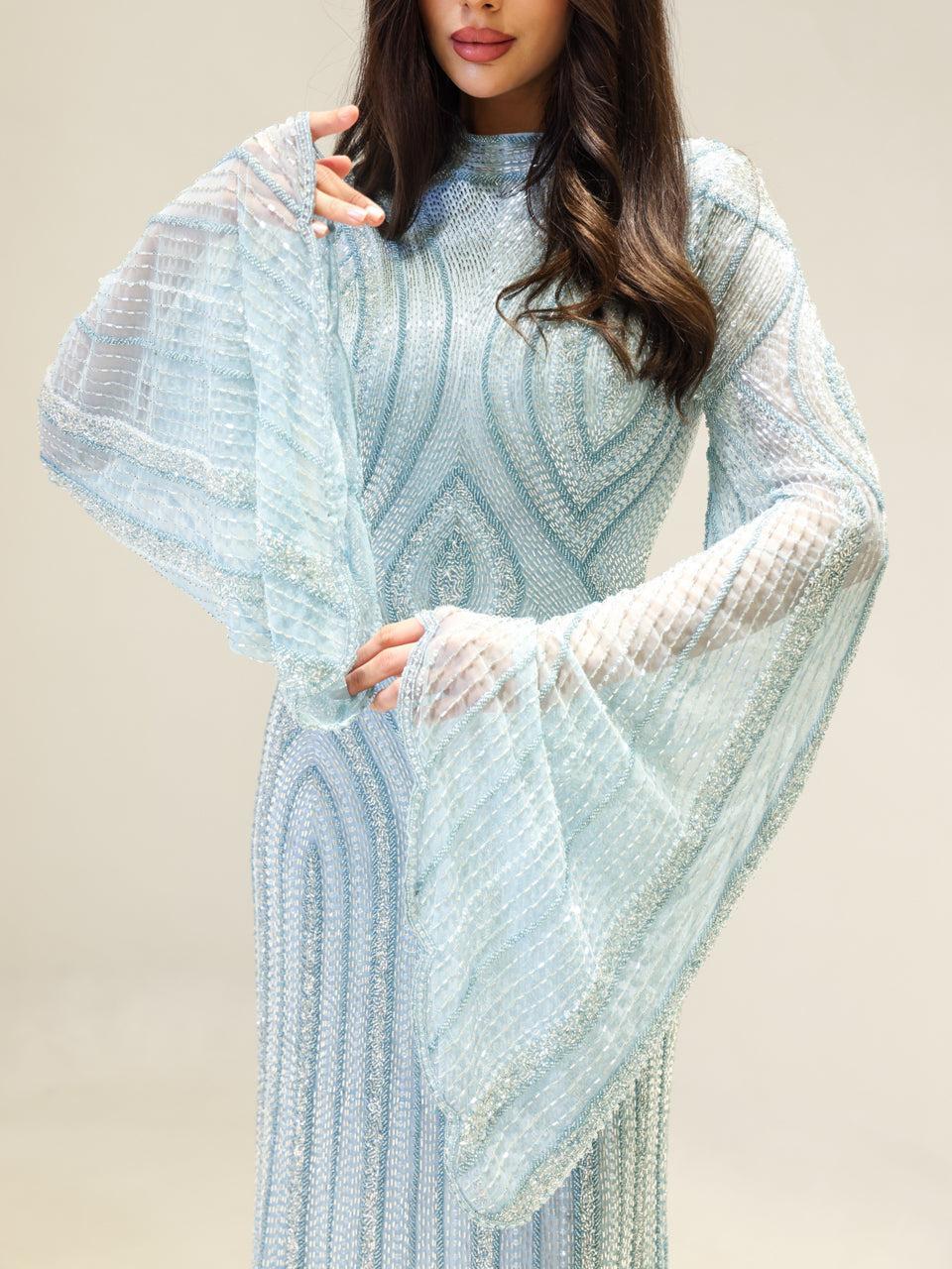 Berru Couture Evening Dress - Blue - view 4