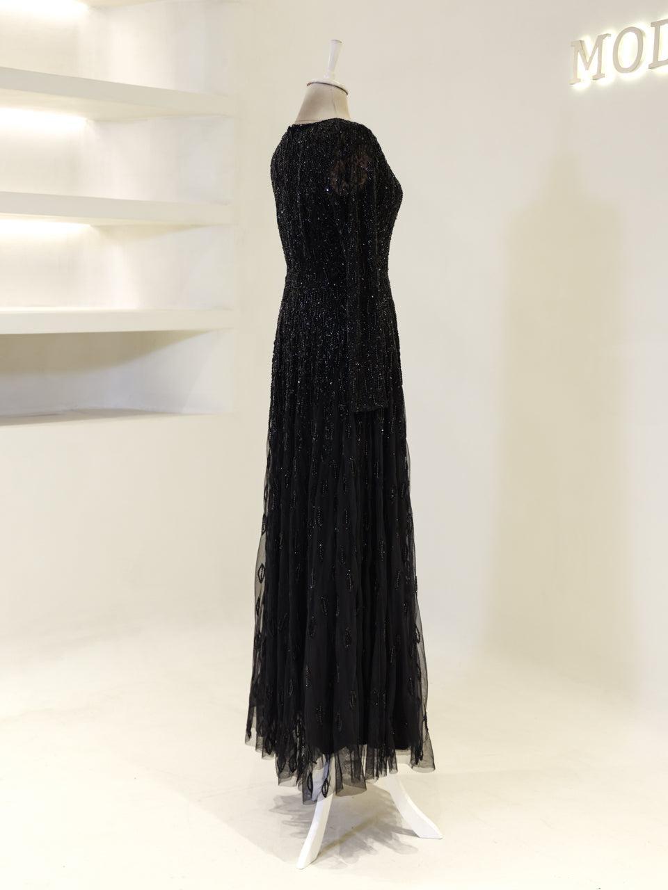 Couture Mariam Evening Dress - Black - view 5