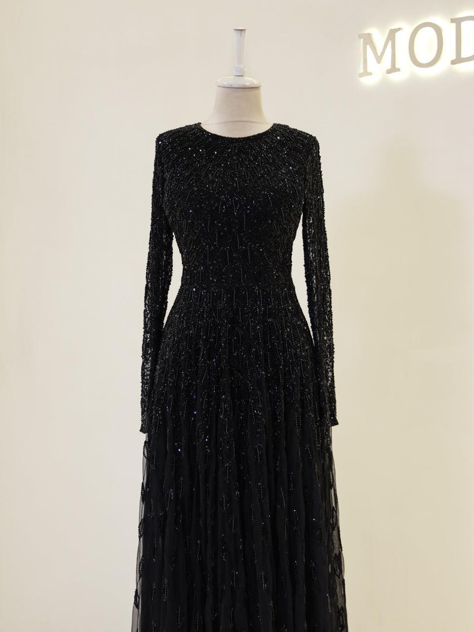 Couture Mariam Evening Dress - Black - view 2