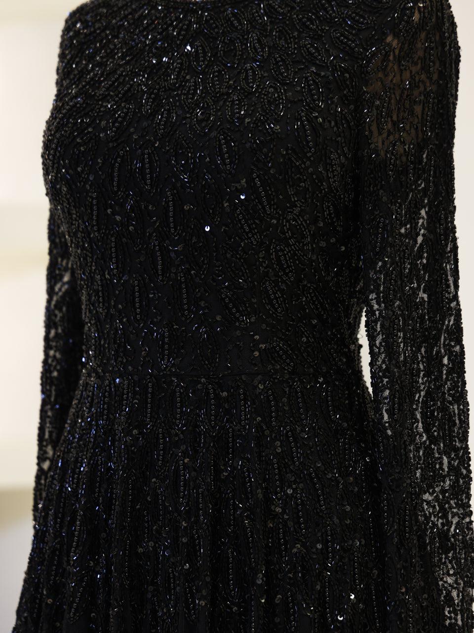 Couture Mariam Evening Dress - Black - view 4