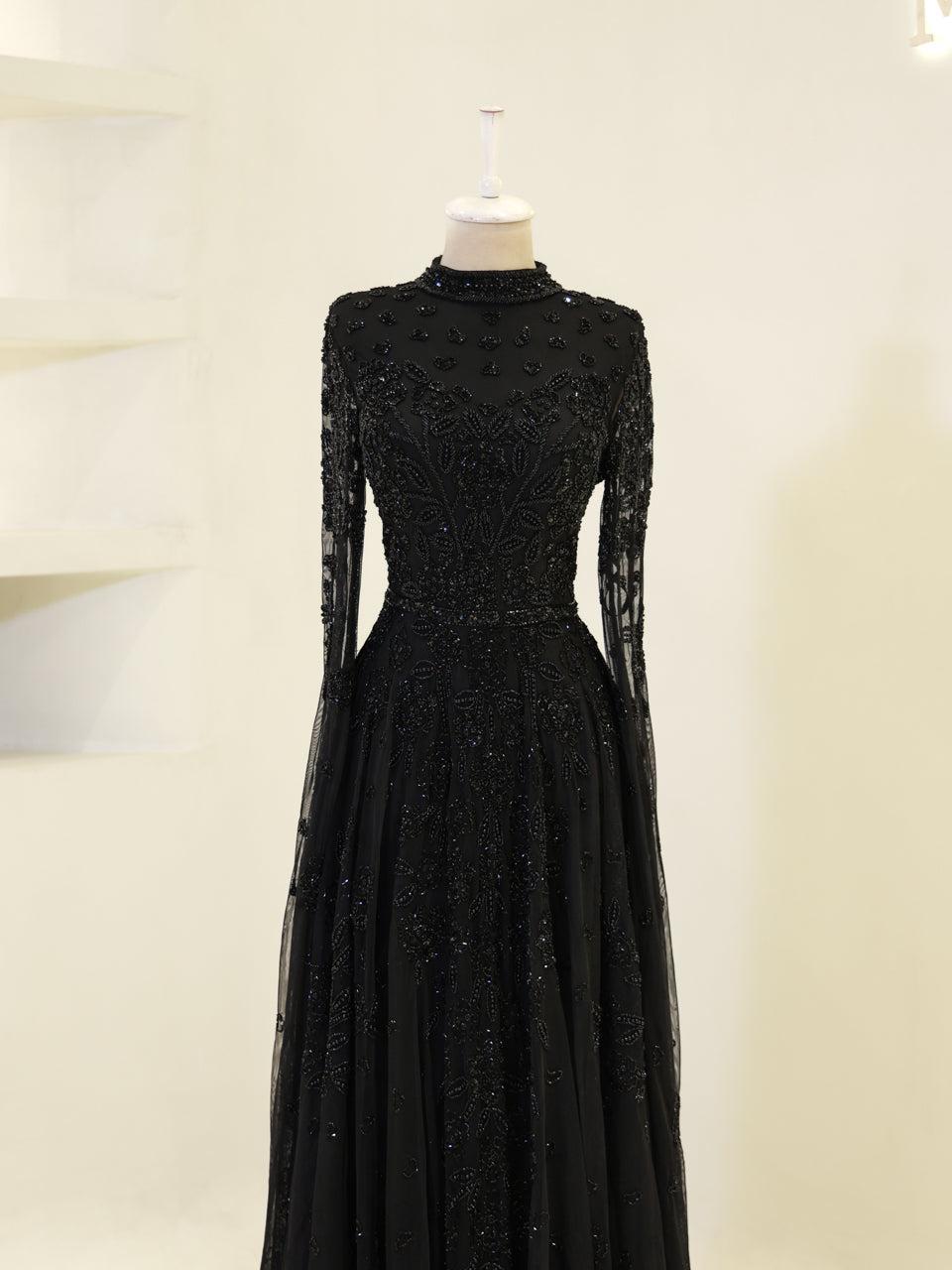 Lulua Couture Evening Dress - Black - view 2
