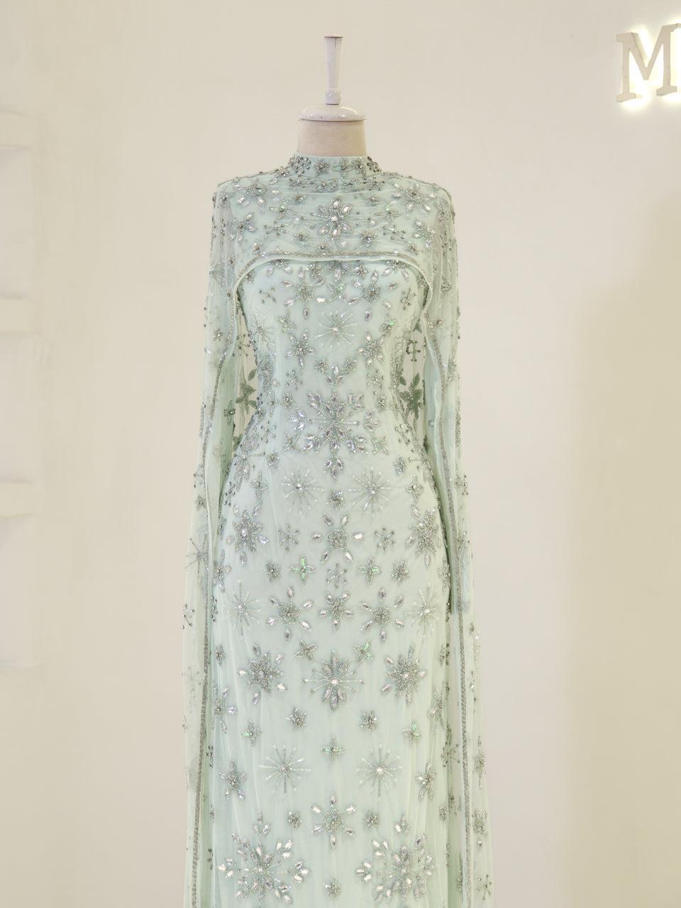 Celestia Couture Evening Dress - Mint - view 2