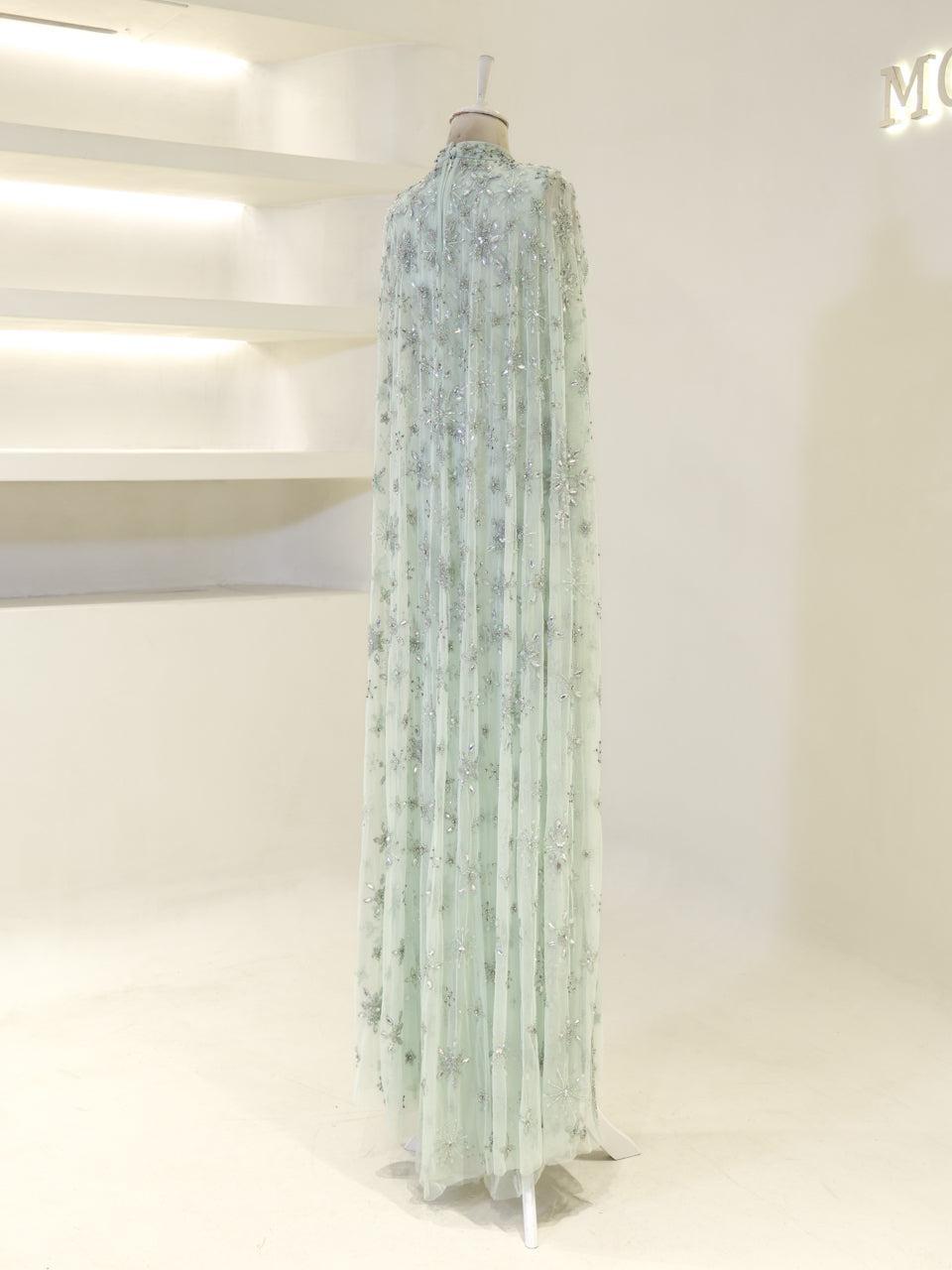 Celestia Couture Evening Dress - Mint - view 5