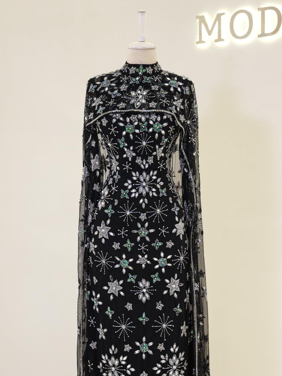 Celestia Couture Evening Dress - Black - view 2