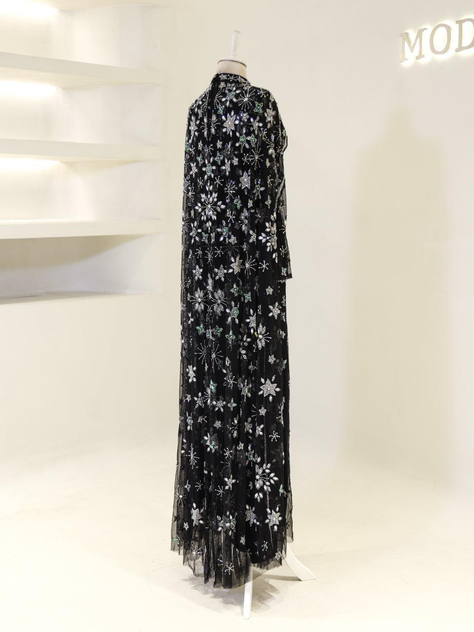 Celestia Couture Evening Dress - Black - view 5