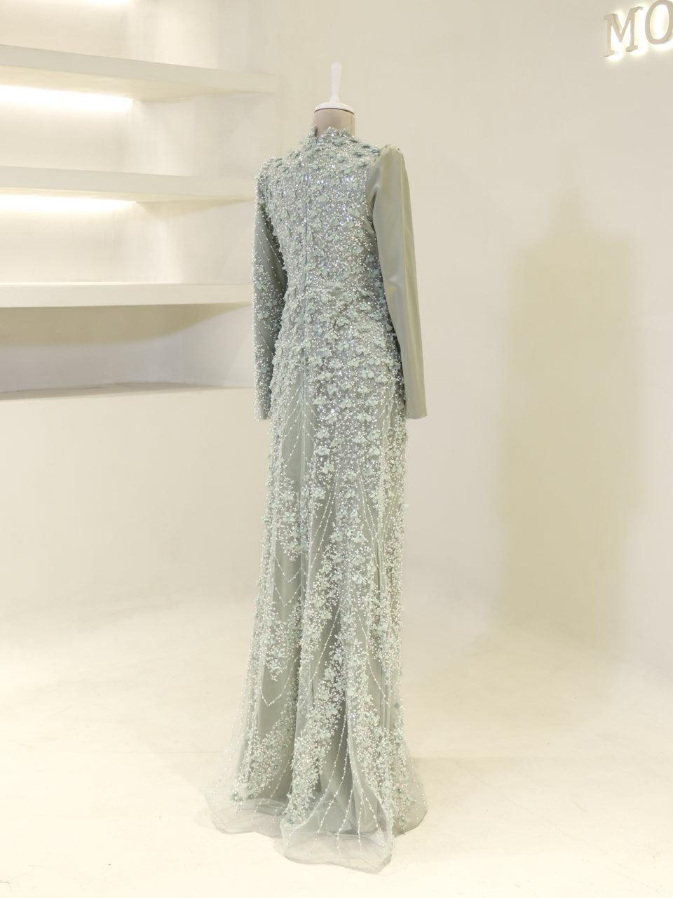 Darelia Evening Dress - Blue - view 2
