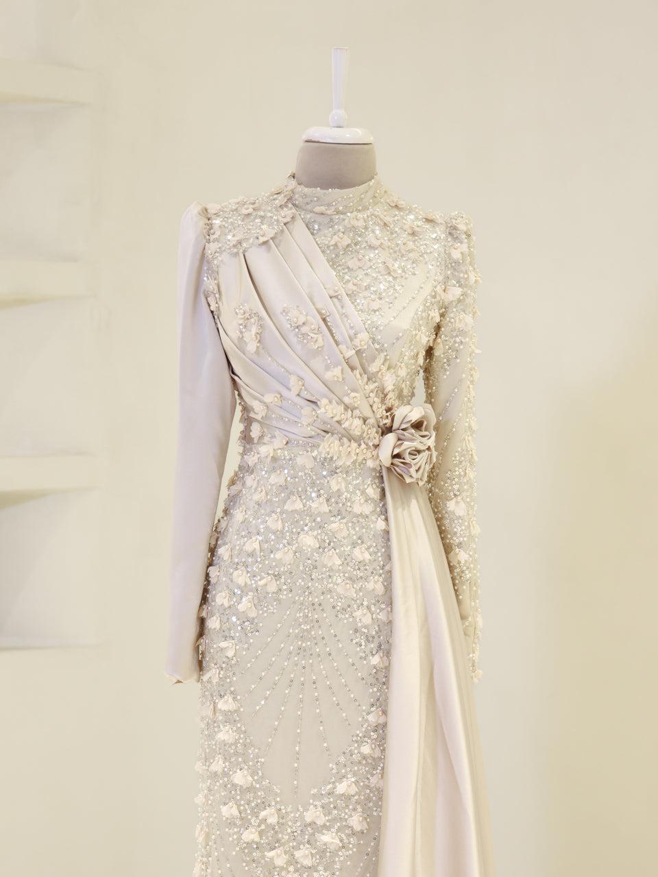 Darelia Evening Dress - Blue - view 4