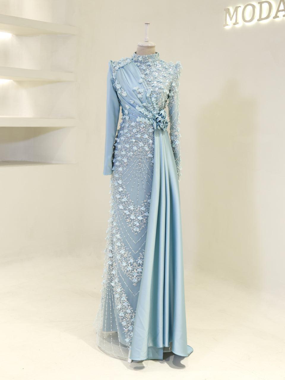 Darelia Evening Dress - Beige - view 4