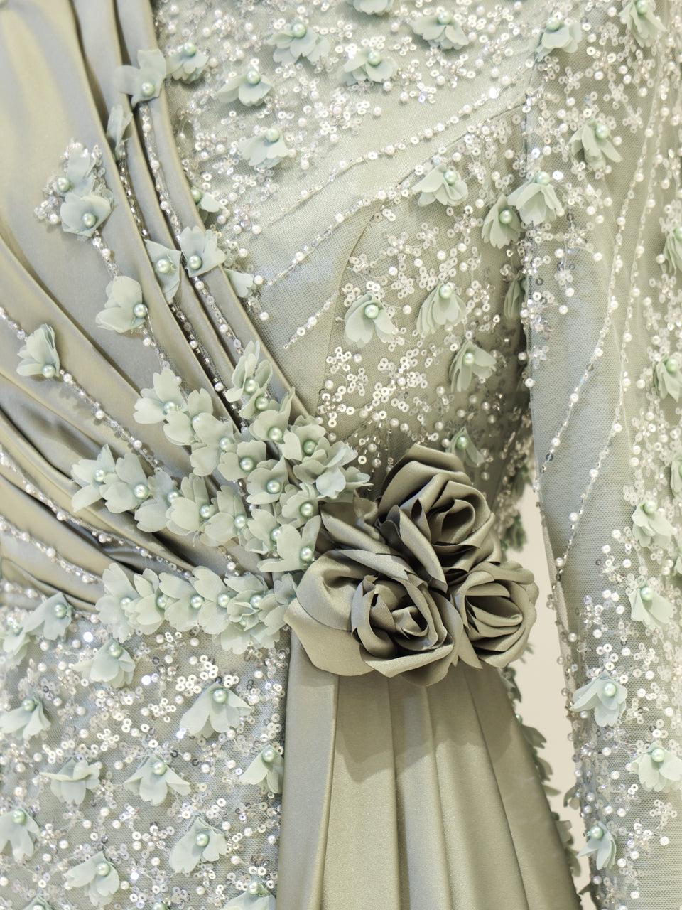 Darelia Evening Dress - Blue