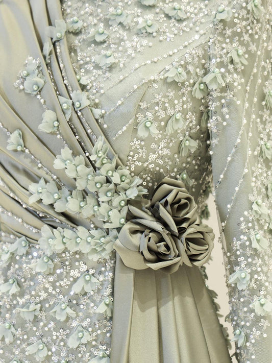 Darelia Evening Dress - Blue
