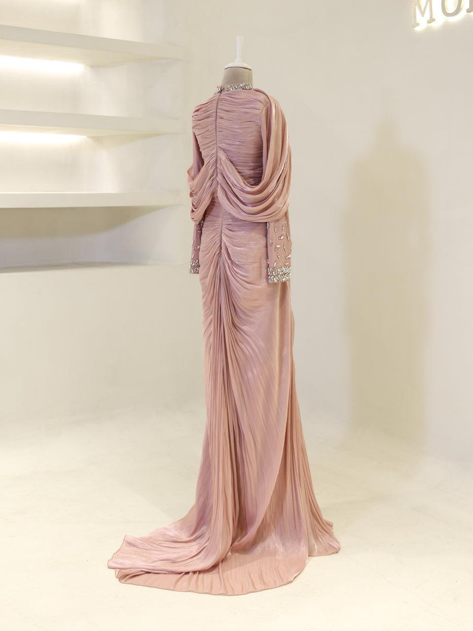 Dilvessa Evening Dress - Powder Pink - view 5