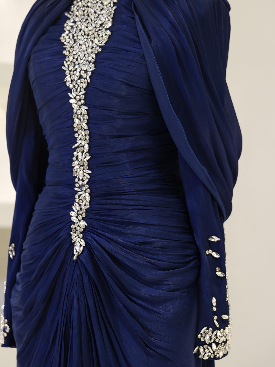 Dilvessa Evening Dress - Navy - view 4