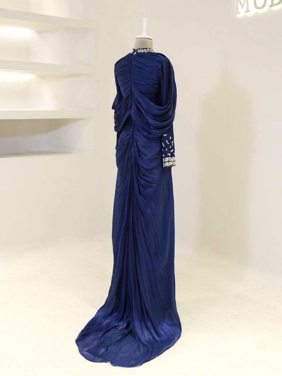 Dilvessa Evening Dress - Navy - view 5