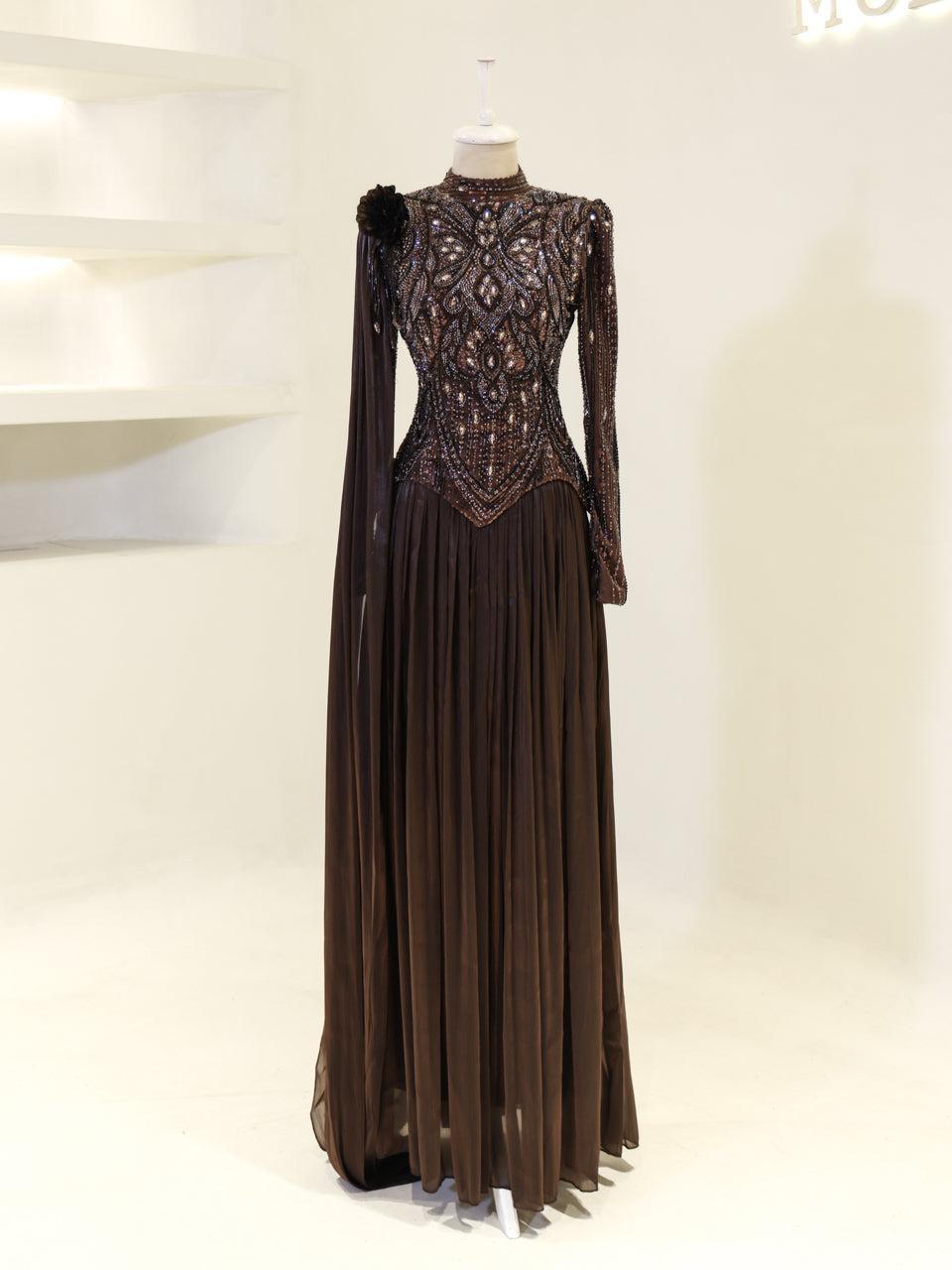 Naia Evening Dress - Black - view 2