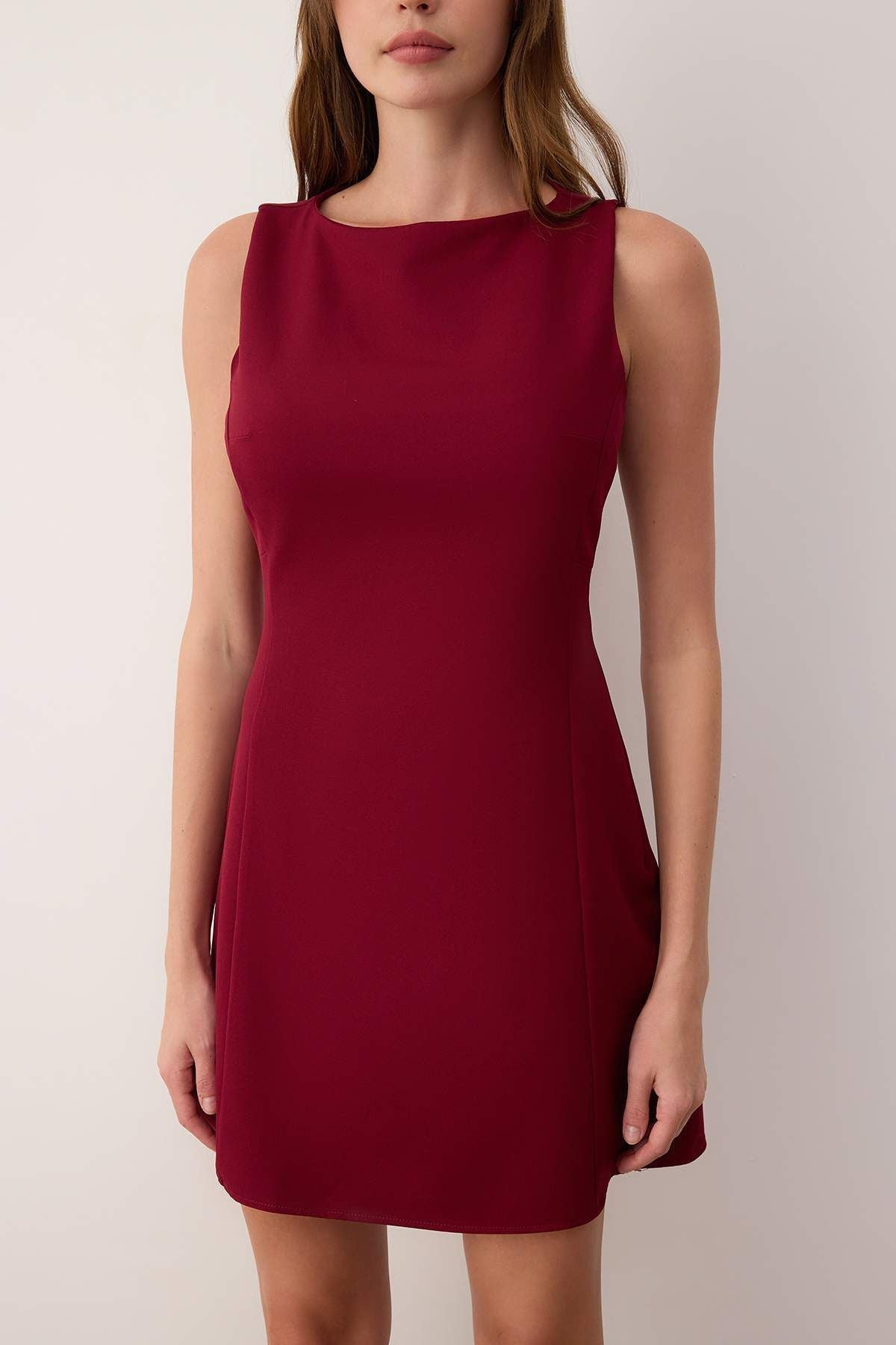 A-Line Mini Woven Dress