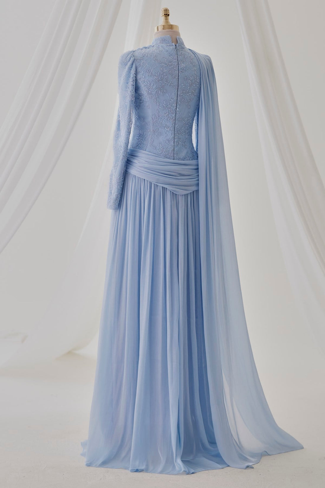 Vanessa Couture Dress in Baby Blue – image 5