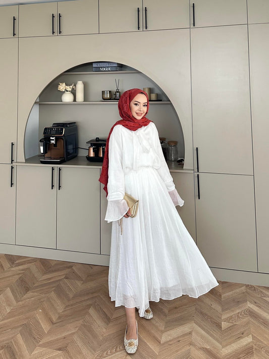 Tulle Ecru Skirt Set