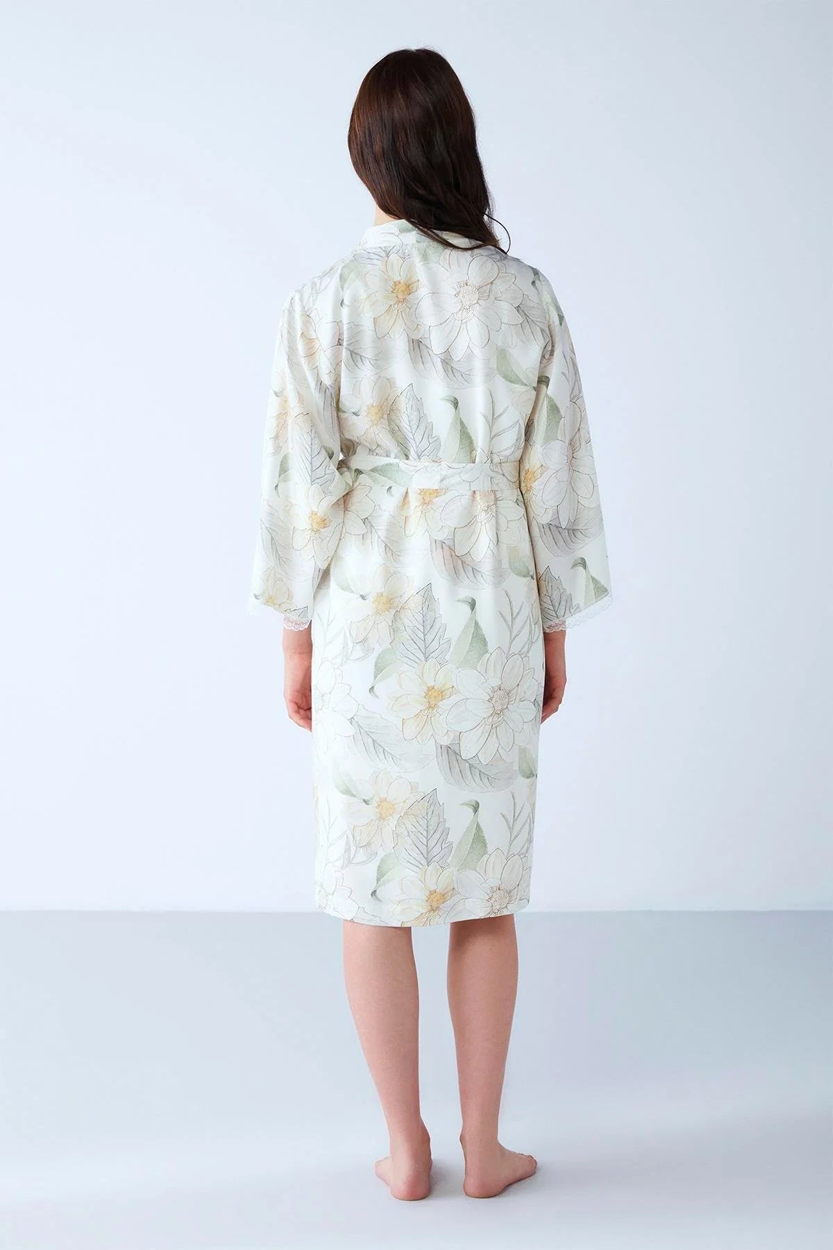 Floral Soft Touch Maternity Robe