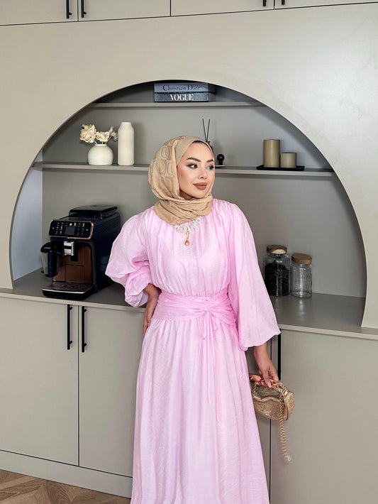 Tulle Pink Maxi Dress